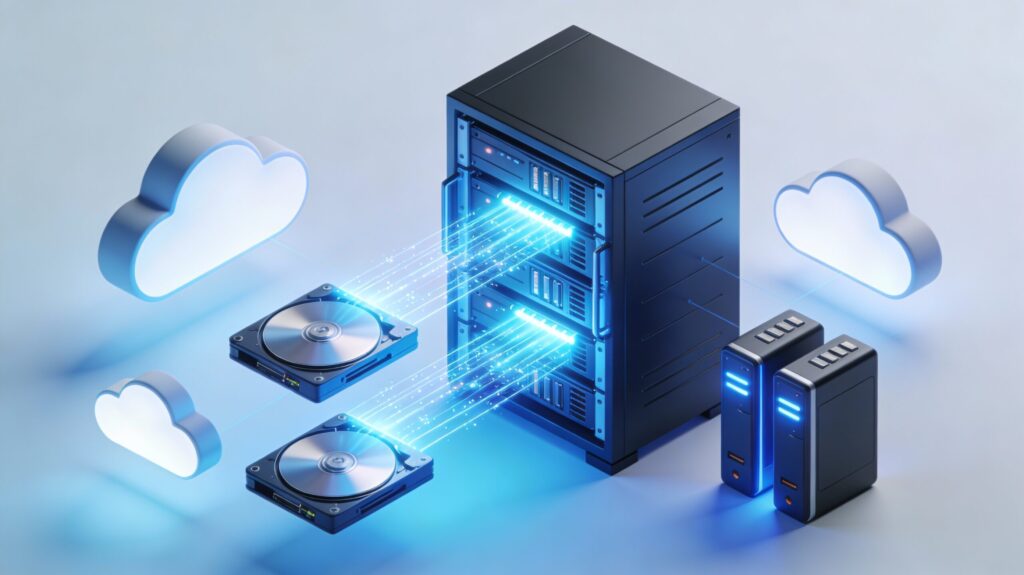 음악 작업을 위한 백업